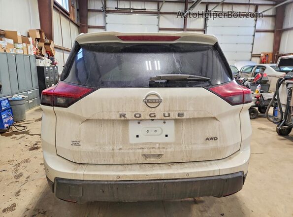 JN8BT3ABXSW418278 2025 NISSAN ROGUE White Հետևի տեսք