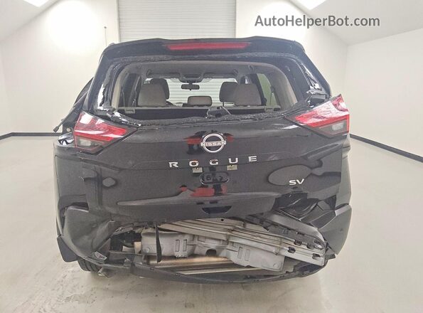 JN8BT3BA1PW426640 2023 NISSAN ROGUE Black Հետևի տեսք