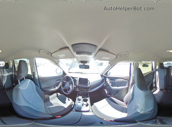 JN8BT3BA1PW436181 2023 NISSAN ROGUE Black Սալոնի 360 աստիճան տեսք