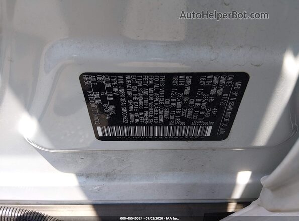 JN8BT3BA1SW008622 2025 NISSAN ROGUE White Widok komory silnika