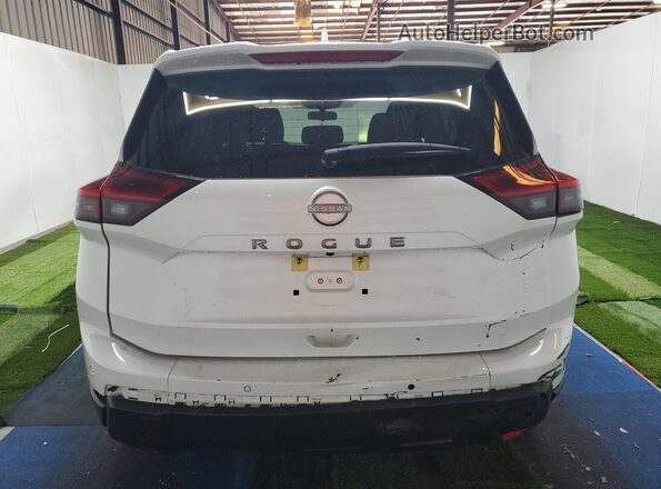 JN8BT3BA1SW009396 2025 NISSAN ROGUE White Widok wnętrza 360 stopni