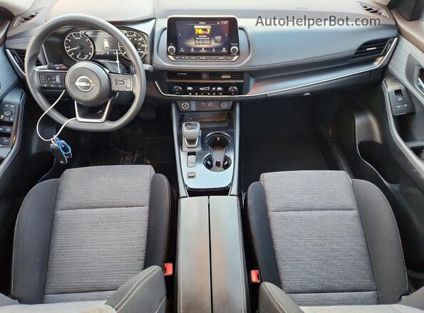 JN8BT3BA2PW423018 2023 NISSAN ROGUE Gray Առջևի վահանակի տեսք
