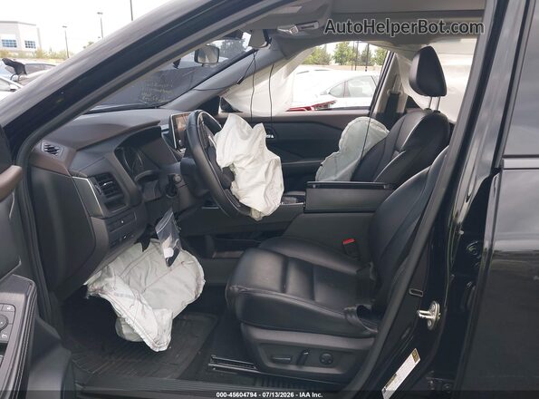 JN8BT3BA3PW004711 2023 NISSAN ROGUE Black წინა სალონის ხედი
