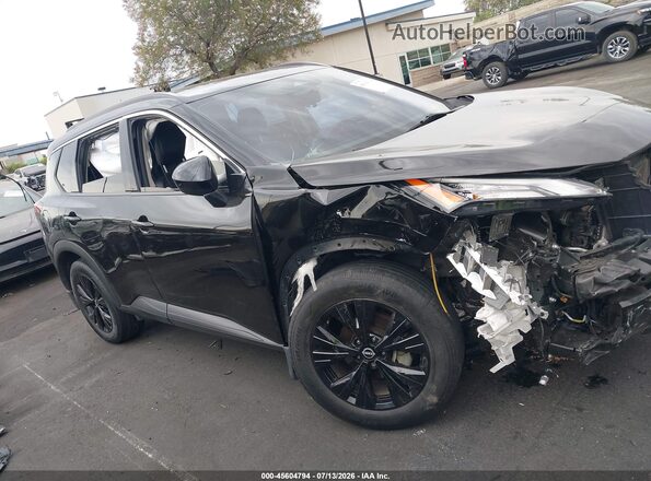JN8BT3BA3PW004711 2023 NISSAN ROGUE Black სალონის 360-გრადუსიანი ხედი