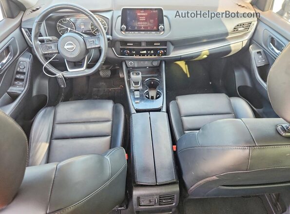 JN8BT3BA3PW008189 2023 NISSAN ROGUE Черный Вид панели приборов