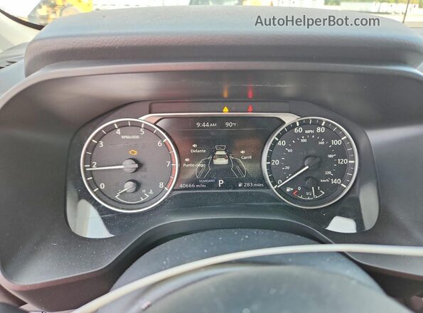 JN8BT3BA3RW351376 2024 NISSAN ROGUE White Вид щитка приладів