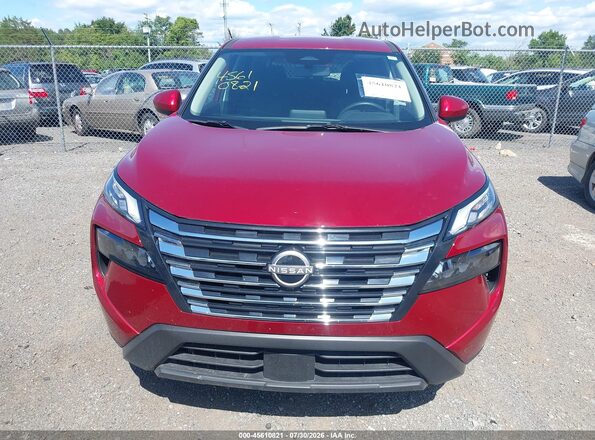 JN8BT3BA3SW344112 2025 NISSAN ROGUE Red Instrument cluster view