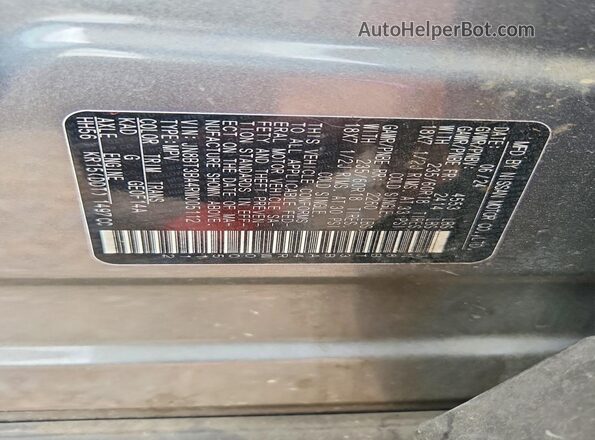 JN8BT3BA4RW005112 2024 NISSAN ROGUE Gray Vista de la etiqueta del VIN