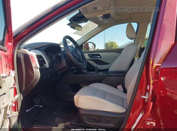 JN8BT3BA4SW341879 2025 NISSAN ROGUE Red Widok wnętrza z przodu