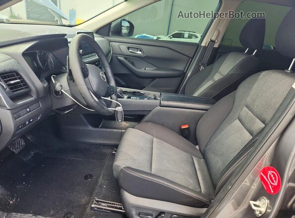 JN8BT3BA6SW345352 2025 NISSAN ROGUE Серый Вид салона спереди