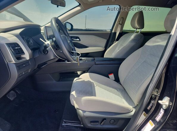 JN8BT3BA7PW430126 2023 NISSAN ROGUE Black Front interior view