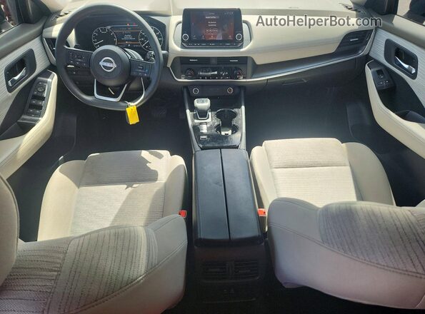 JN8BT3BA7PW430126 2023 NISSAN ROGUE Black Dashboard view