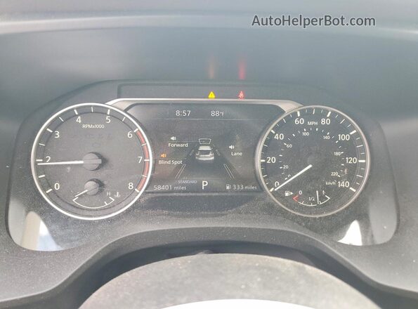 JN8BT3BA9PW011419 2023 NISSAN ROGUE White Սարքավորումների վահանակի տեսք