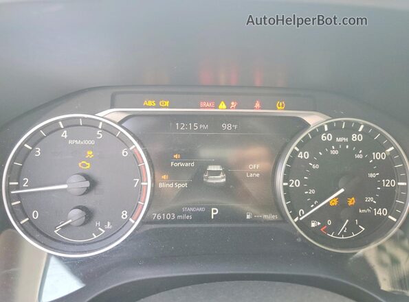 JN8BT3BA9PW421248 2023 NISSAN ROGUE White Widok zestawu wskaźników