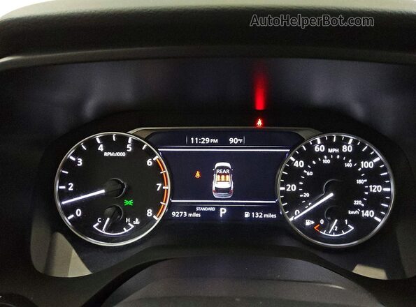 JN8BT3BA9SW011834 2025 NISSAN ROGUE White Vista del cuadro de instrumentos