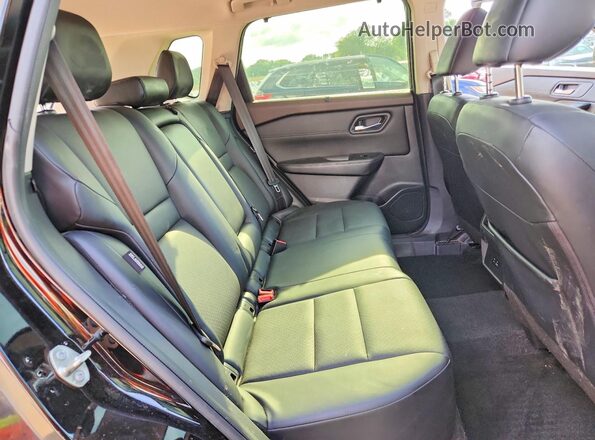 JN8BT3BAXPW420996 2023 NISSAN ROGUE Black Vista de los asientos traseros
