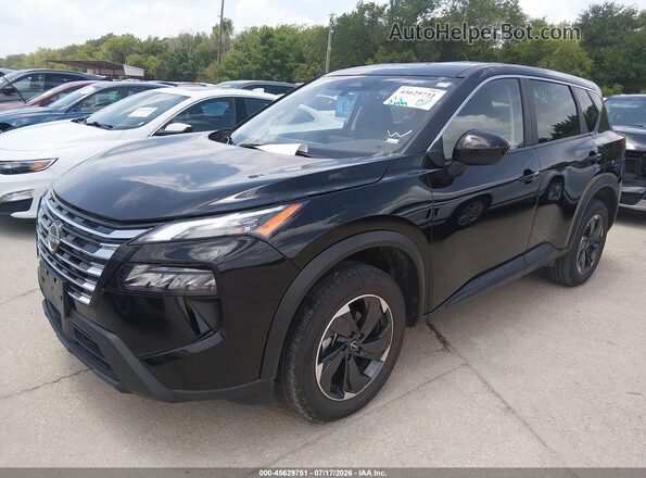 JN8BT3BB0SW163526 2025 NISSAN ROGUE Black Առջևի ձախ երեք քառորդ տեսարան