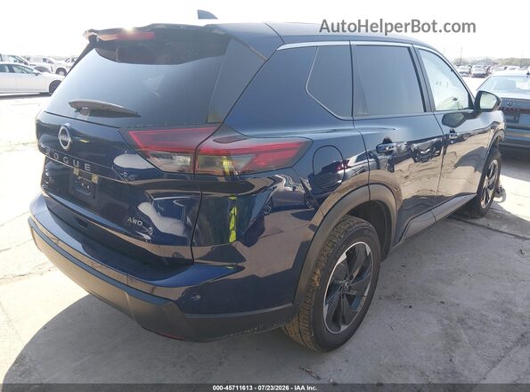 JN8BT3BB0SW167527 2025 NISSAN ROGUE Blue Задня права чверть