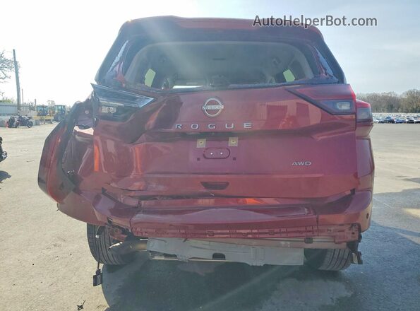 JN8BT3BB1SW410505 2025 NISSAN ROGUE Red Widok z tyłu