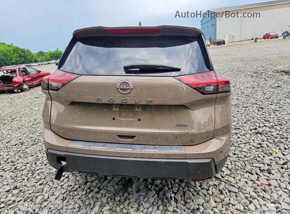 JN8BT3BB1SW416191 2025 NISSAN ROGUE Brown Вид ззаду