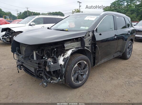 JN8BT3BB3SW155548 2025 NISSAN ROGUE Black წინა მარცხენა ხედი სამი მეოთხედიდან