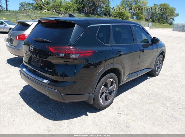 JN8BT3BB6RW446765 2024 NISSAN ROGUE Black უკანა მარჯვენა