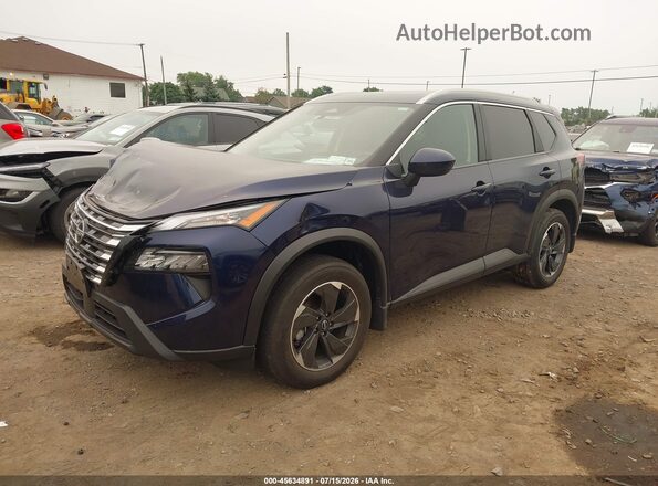 JN8BT3BB6SW170383 2025 NISSAN ROGUE Dark Blue Առջևի ձախ երեք քառորդ տեսարան