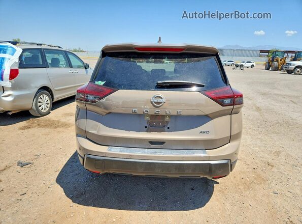 JN8BT3BB7SW411366 2025 NISSAN ROGUE Brown უკანა ხედი