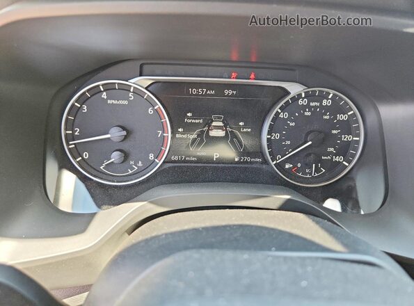 JN8BT3BB7SW411366 2025 NISSAN ROGUE Brown ხელსაწყოთა პანელის ხედი