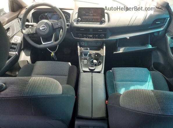 JN8BT3BB8PW192926 2023 NISSAN ROGUE White Вид панелі приладів