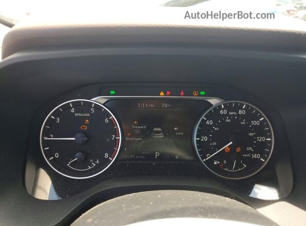 JN8BT3BB8PW192926 2023 NISSAN ROGUE White Вид щитка приладів