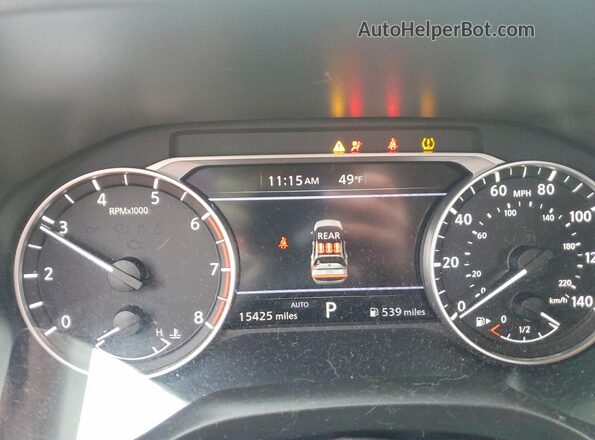JN8BT3BB9RW438630 2024 NISSAN ROGUE White Вид щитка приладів