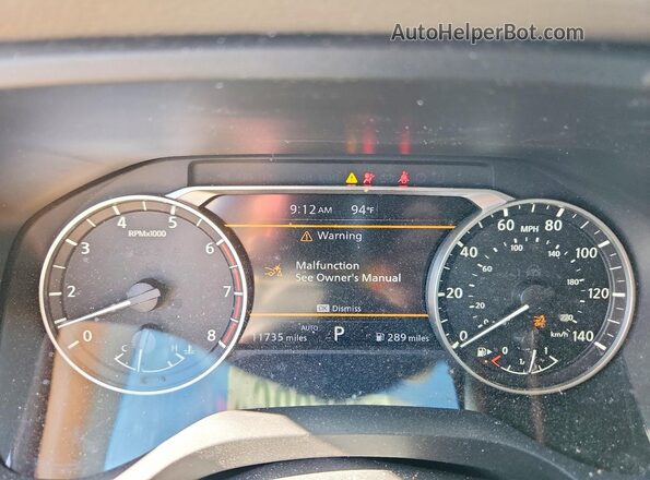 JN8BT3BB9SW413068 2025 NISSAN ROGUE White Vista del cuadro de instrumentos