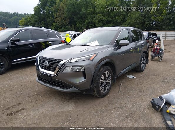 JN8BT3BBXPW353776 2023 NISSAN ROGUE Gray Առջևի ձախ երեք քառորդ տեսարան