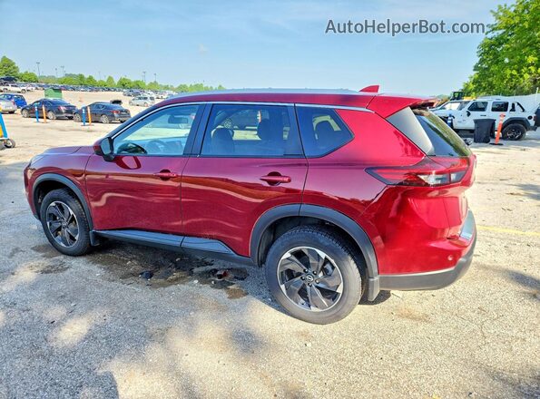 JN8BT3BBXRW174530 2024 NISSAN ROGUE Maroon უკანა მარცხენა