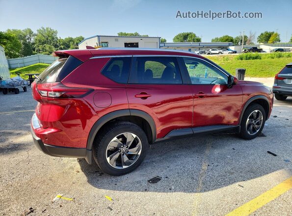 JN8BT3BBXRW174530 2024 NISSAN ROGUE Maroon უკანა მარჯვენა