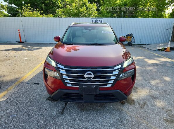 JN8BT3BBXRW174530 2024 NISSAN ROGUE Maroon წინა ხედი