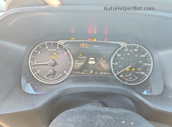 JN8BT3BBXTW378249 2026 NISSAN ROGUE White Instrument cluster view