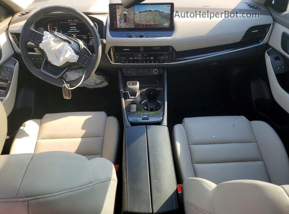 JN8BT3CA3SW344478 2025 NISSAN ROGUE White Widok deski rozdzielczej