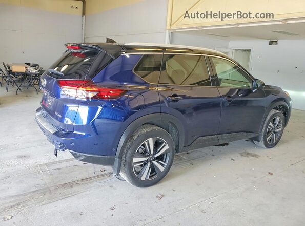JN8BT3CB1RW443514 2024 NISSAN ROGUE Blue Tył prawy