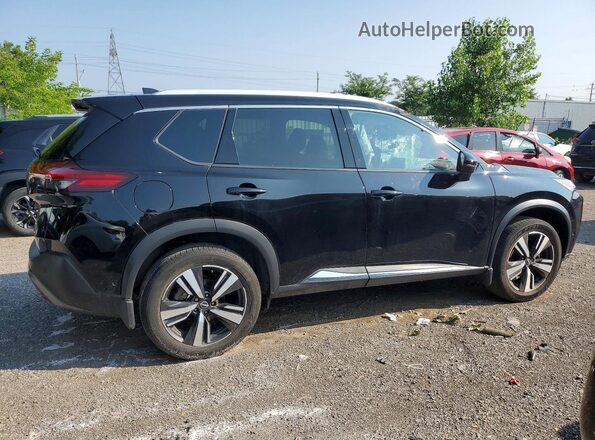 JN8BT3CB3PW215284 2023 NISSAN ROGUE Черный Задняя правая четверть