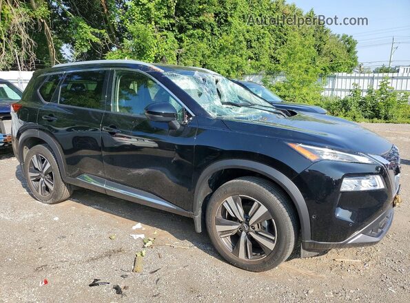 JN8BT3CB3PW215284 2023 NISSAN ROGUE Черный Передняя правая четверть