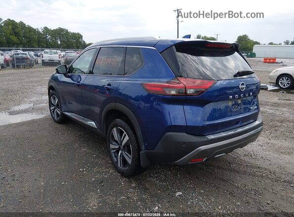 JN8BT3CB4PW486449 2023 NISSAN ROGUE Blue Rear left