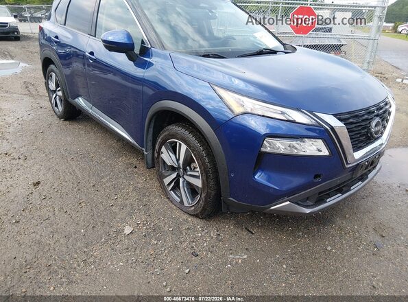 JN8BT3CB4PW486449 2023 NISSAN ROGUE Blue Front view