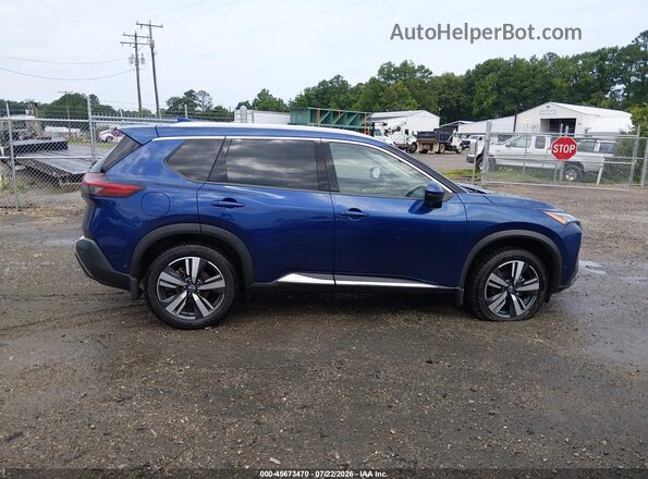 JN8BT3CB4PW486449 2023 NISSAN ROGUE Blue Rear interior view