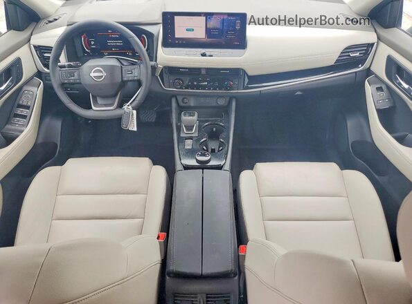 JN8BT3CB5SW168848 2025 NISSAN ROGUE White Вид панелі приладів
