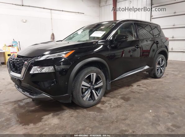 JN8BT3CB6PW475565 2023 NISSAN ROGUE Black Vista tres cuartos delantera izquierda