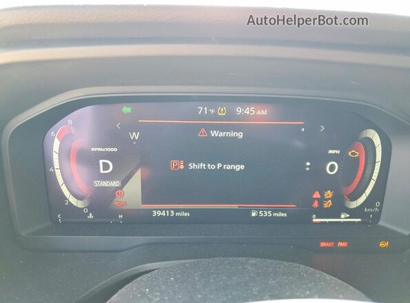 JN8BT3DC1RW381488 2024 NISSAN ROGUE White Instrument cluster view