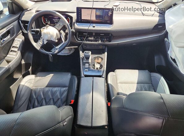 JN8BT3DC2RW381936 2024 NISSAN ROGUE White Вид панелі приладів