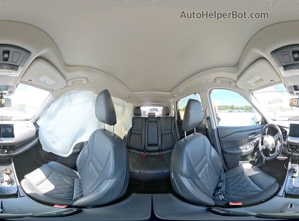 JN8BT3DC2RW381936 2024 NISSAN ROGUE White Панорамний вид салону 360°